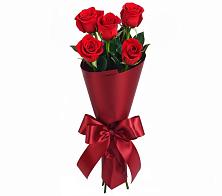 Букет 5 Красных роз Эдлесс Лав в Набережной
