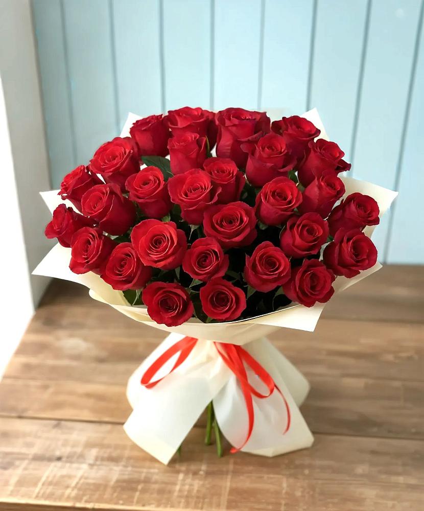 Букет 29 Красных роз в Набережной