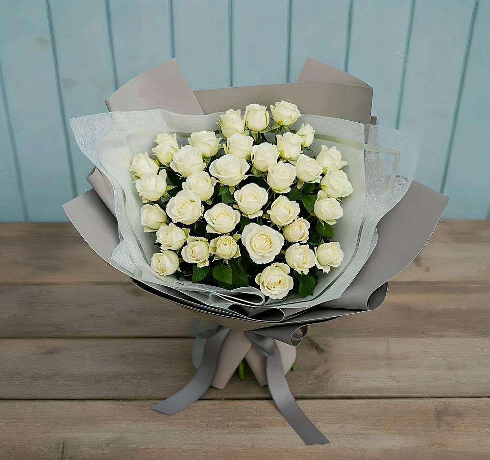 Букет Белоснежная нежность в Набережной