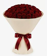 Букет 101 Бордовая роза Блэк Бакарра в Набережной