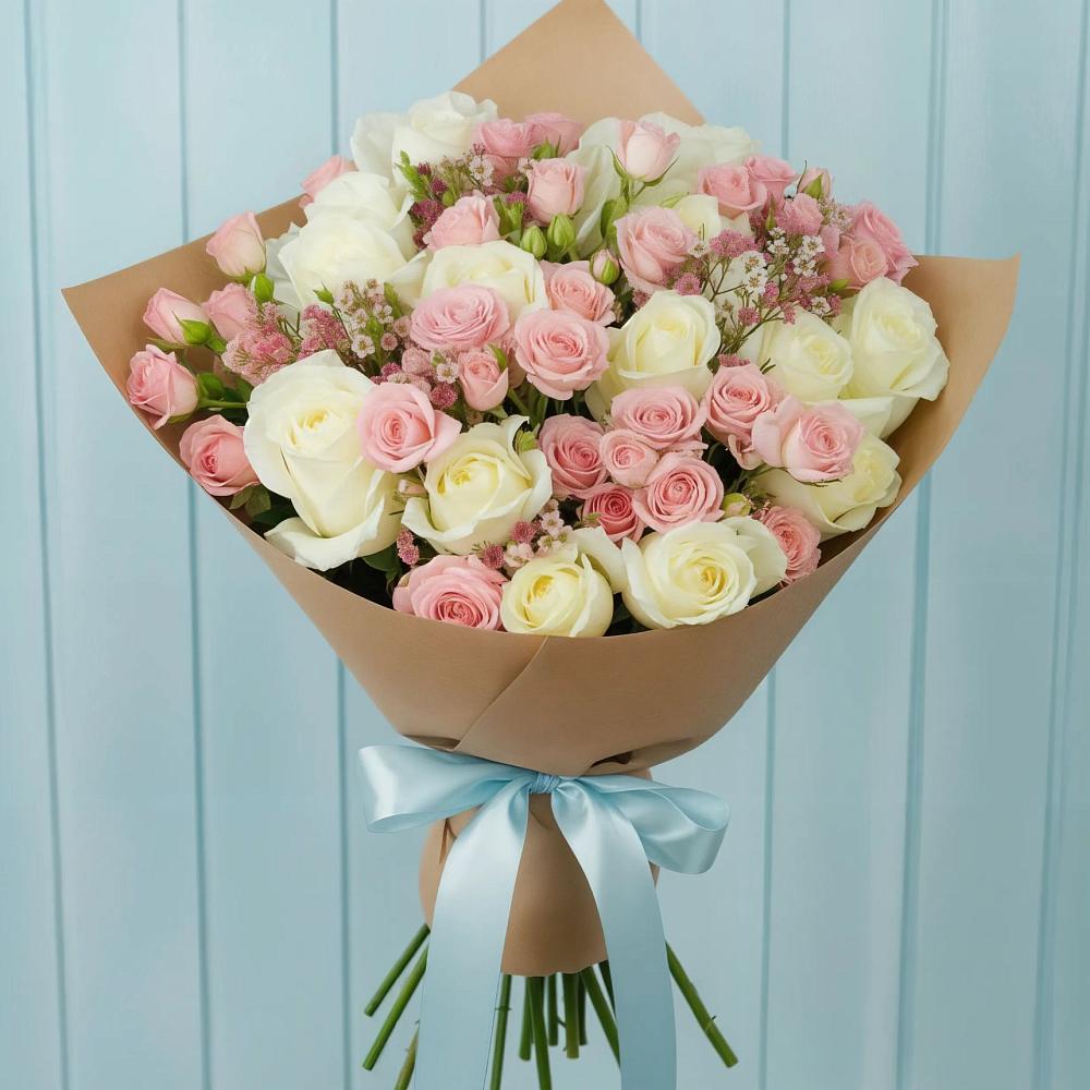 Букет цветов из: Розы в Набережной