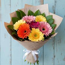 Букет цветов из:  Герберы #REPLACE_PRED# Набережной