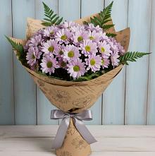 Букет цветов из:  Хризантемы #REPLACE_PRED# Набережной