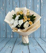 Букет цветов из:  Розы и Хризантемы #REPLACE_PRED# Набережной