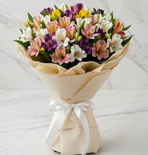 Букет цветов из:  Альстромерии в Набережной
