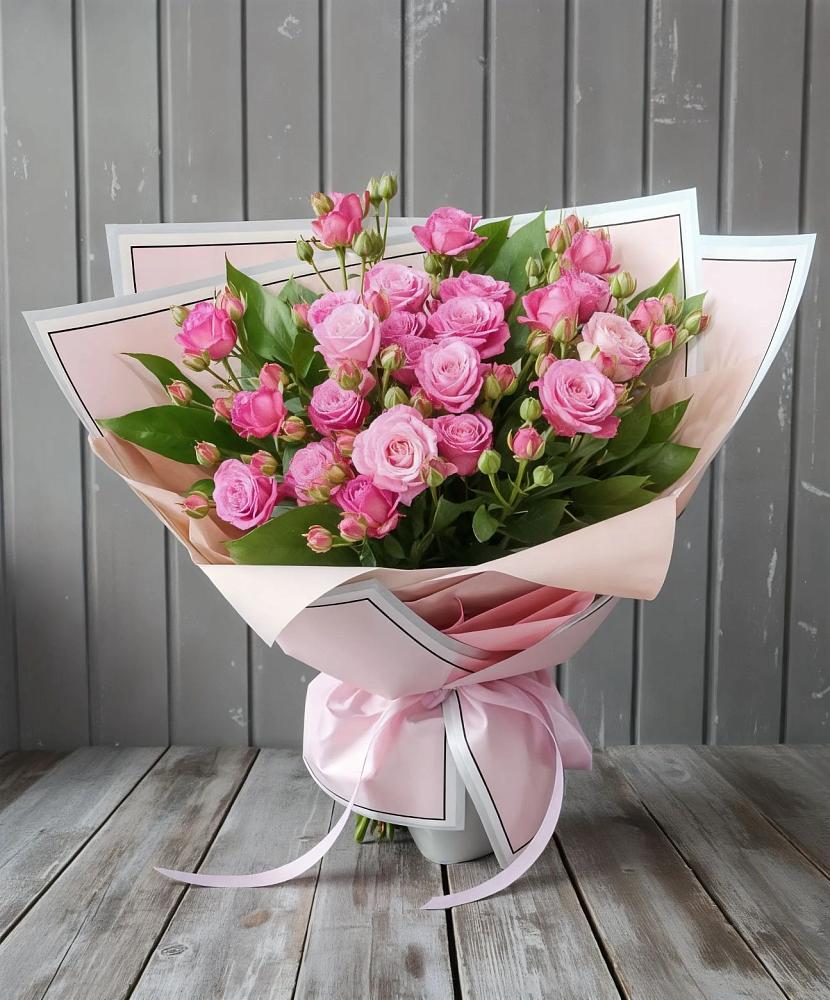 Букет Розовый кустик в Набережной