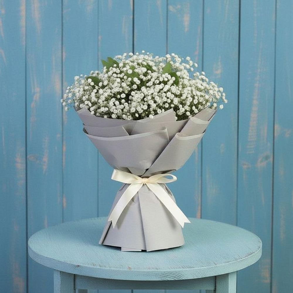 Букет цветов из: Гипсофила в Набережной